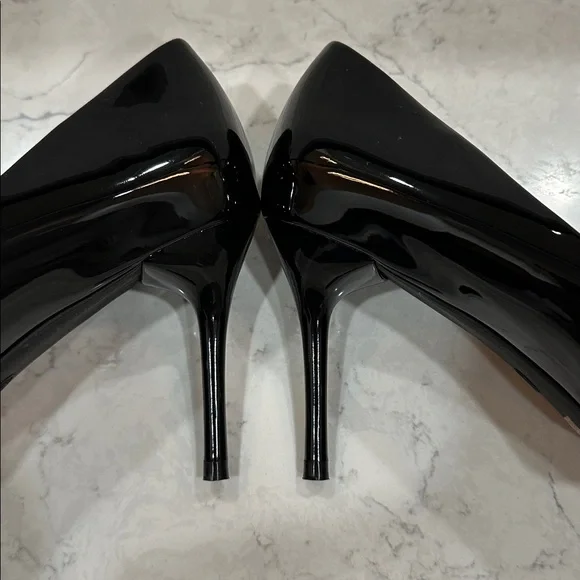 Black Patent Leather Stiletto Heels size 9/41 - Picture 5 of 8